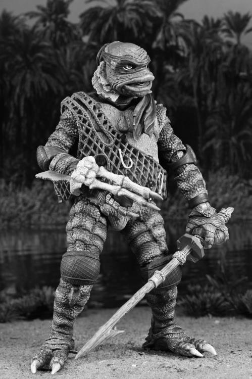 Universal Monsters x Teenage Mutant Ninja Turtles Turtles (Black & White) Action Figure 4-Pack-6