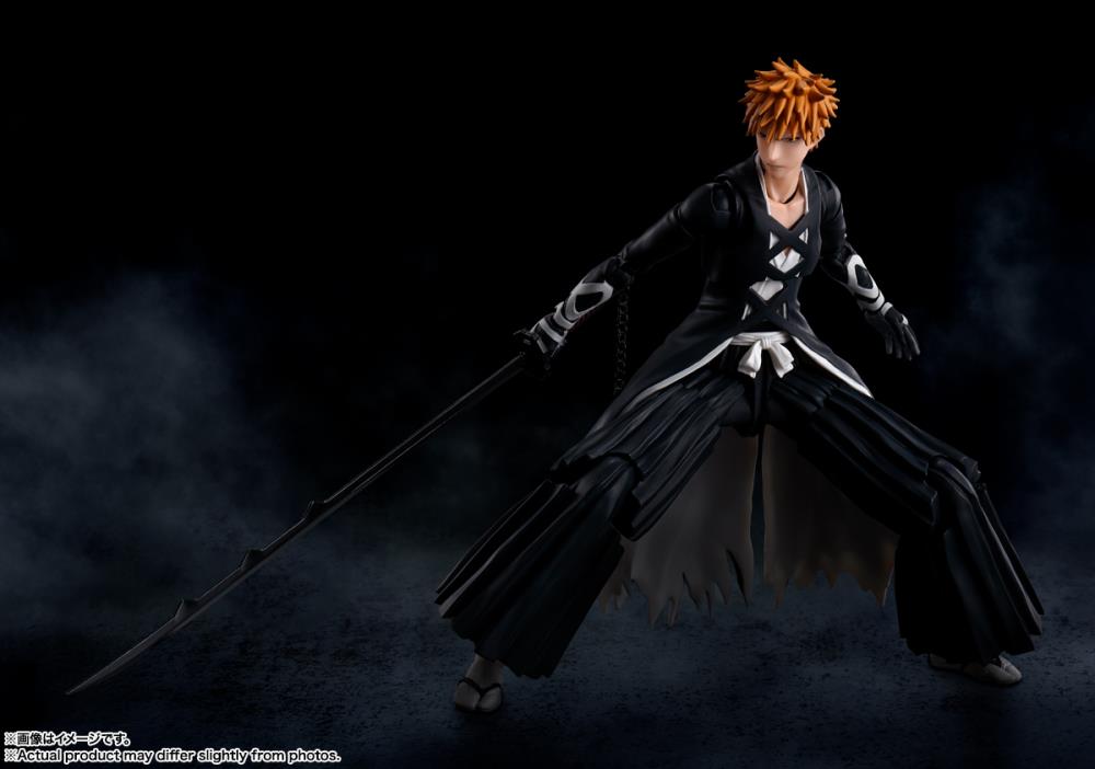 Bleach S.H.Figuarts Ichigo Kurosaki (Bankai Tensa Zangetsu)-6