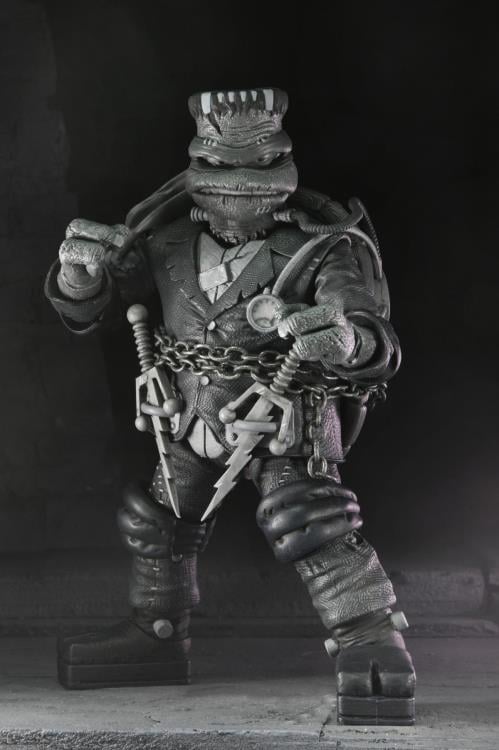 Universal Monsters x Teenage Mutant Ninja Turtles Turtles (Black & White) Action Figure 4-Pack-7