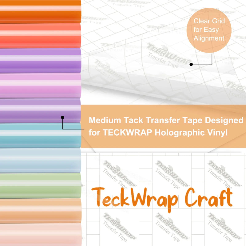 TeckWrap Red Transfer Tape  | Medium Tack-5