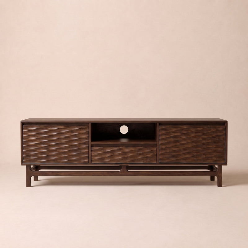 Elara Solid Wood TV Stand-1
