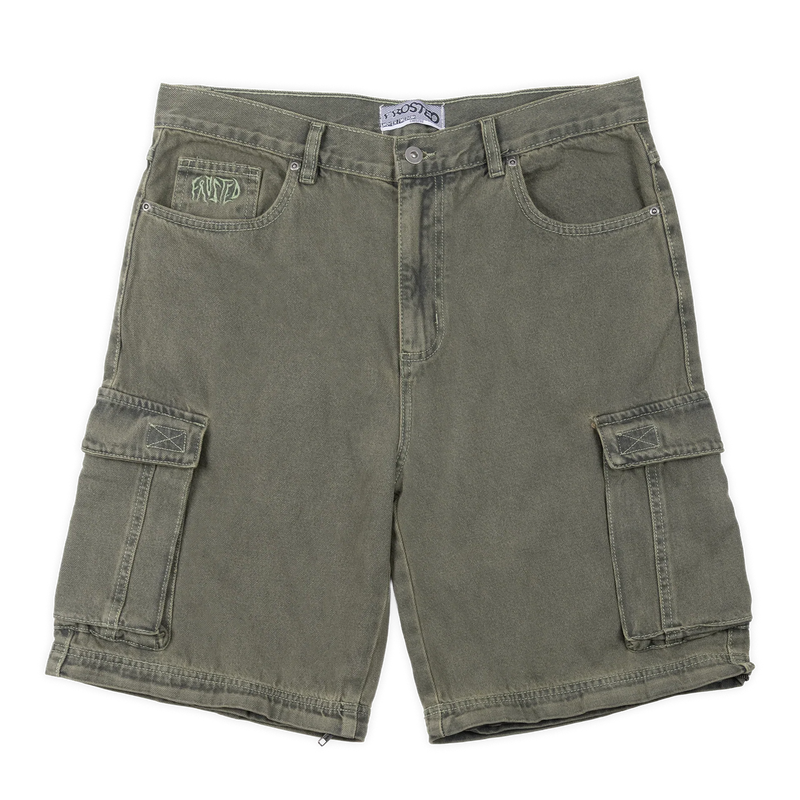 Frosted Skateboards 'Transformer' Cargo Baggy Pants - Chill Green-2