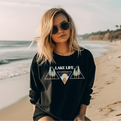 Lake Life Geometric Sweatshirt | Summer Apparel-1