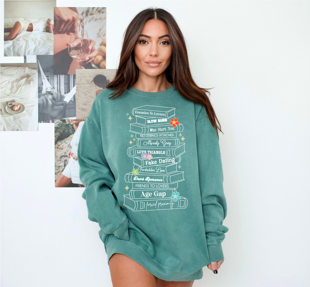 Trope Unisex Crewneck Sweatshirt | Bookish Apparel-4