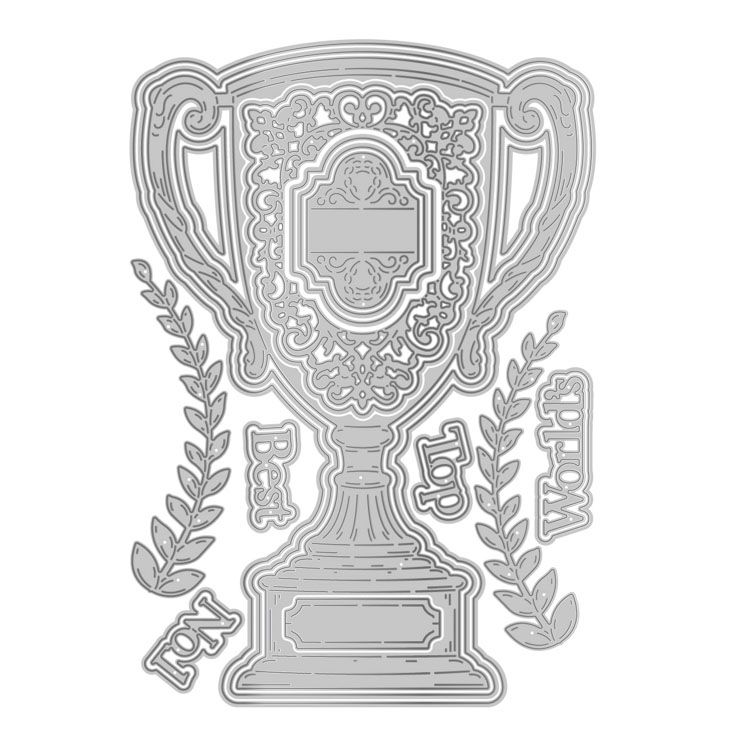 Carnation Crafts Trophy Card Shape Die Set-2