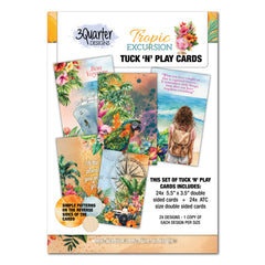 3Quarter Designs Tropic Excursion - Tuck N Play Cards-1