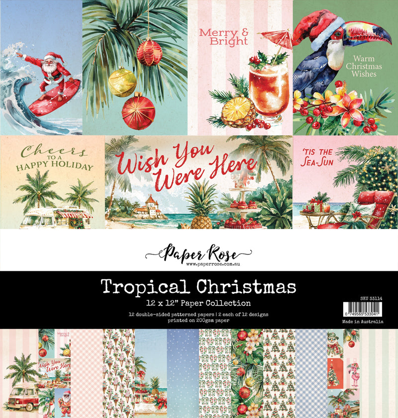 Tropical Christmas 12x12 Paper Collection 33114-1