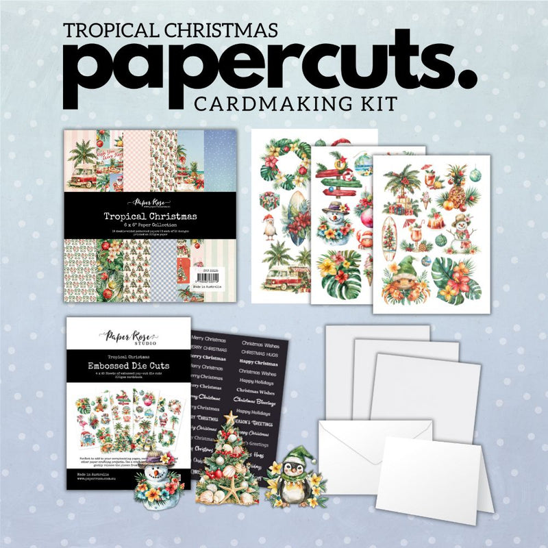 Tropical Christmas Papercuts Kit 33147-1