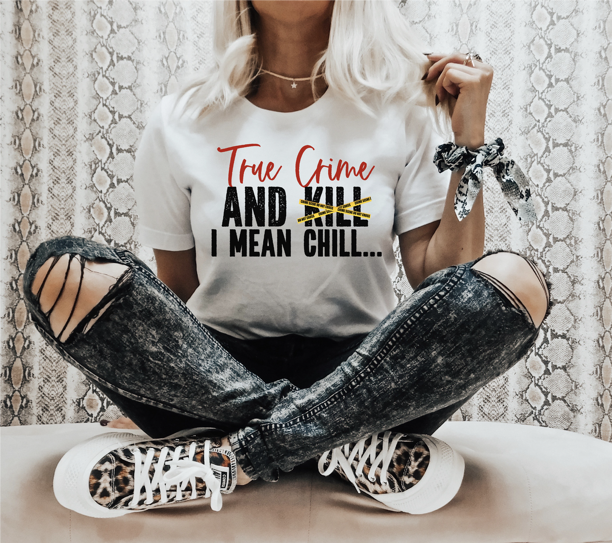 True Crime And Kill T-Shirt-1