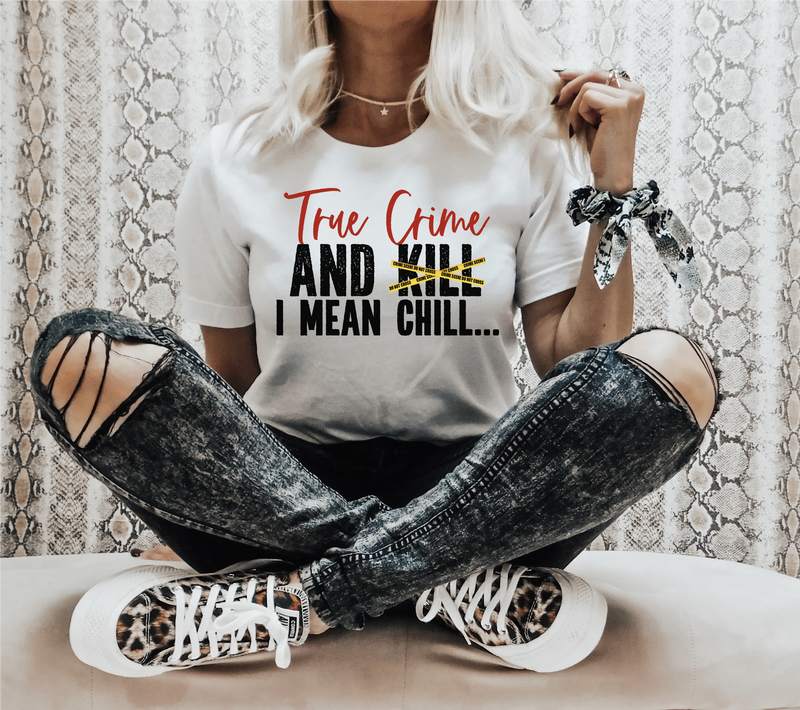 True Crime And Kill T-Shirt-1