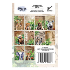 3Quarter Designs Zoo Encounter Tuck N Play Cards Mini Set-2