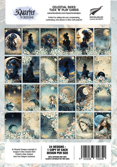 3Quarter Designs Celestial Skies - Tuck N Play Cards-2