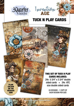 3Quarter Designs Invention Age - Tuck N Play Cards-1