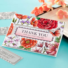 Ensemble Plaque de Pressage et Matrices Jardin de Papillons de la Collection BetterPress-5