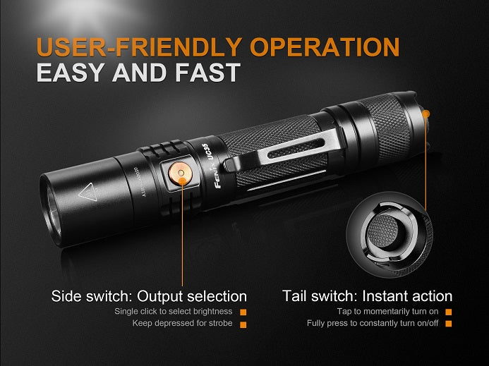 Fenix UC35 V2.0 1000 lumen USB rechargeable flashlight-7