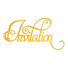 Ultimate Crafts Hotfoil Stamp - Invitation flourish-1