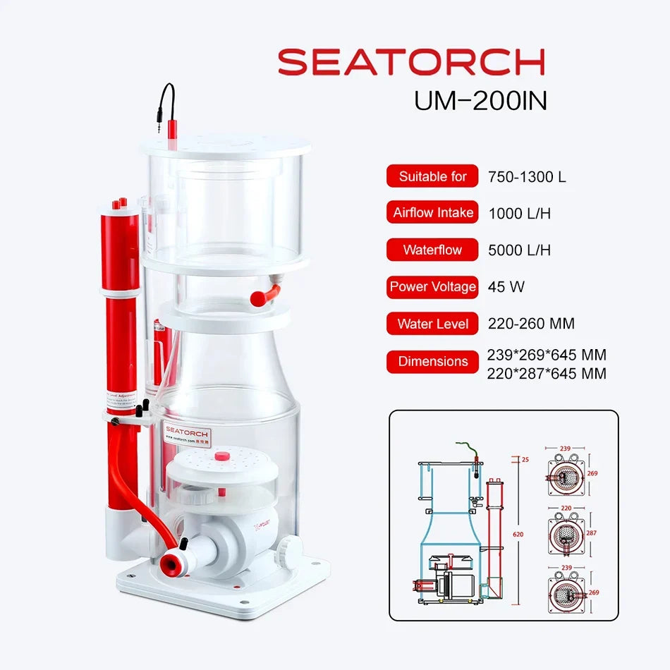 Seatorch Ultra Marine 200IN Protein Skimmer