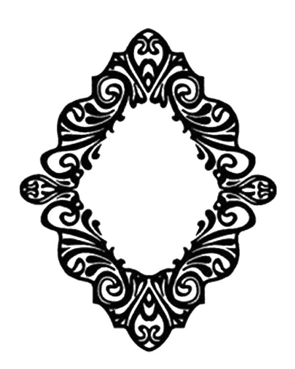 Foam Mounted Cling Stamps - Swirling Surf-1