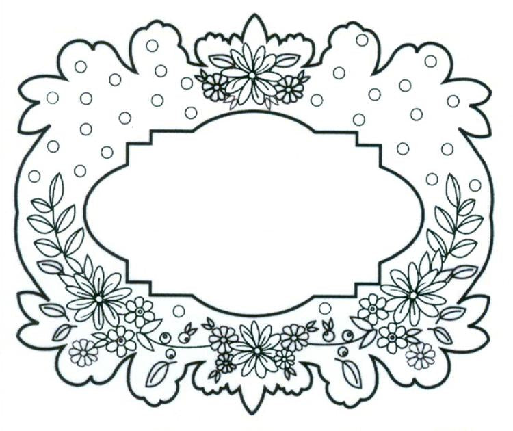 CE Foam Stamps - Floral Garland-1