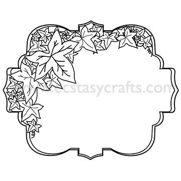 CE Foam Stamps - Florentine Medallion-1