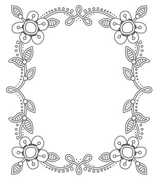 Creative Expressions Stamps  -  Tessa's Oakham Frame-1
