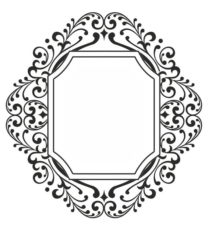 Fretwork Frame Stamp-1