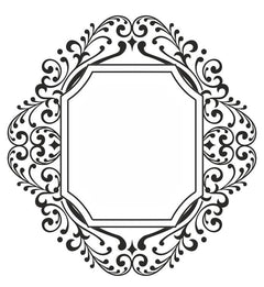 Fretwork Frame Stamp-1