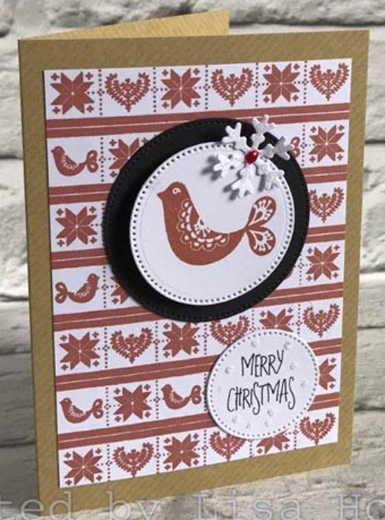 Creative Expressions Scandi  A6 Background Stamp-2
