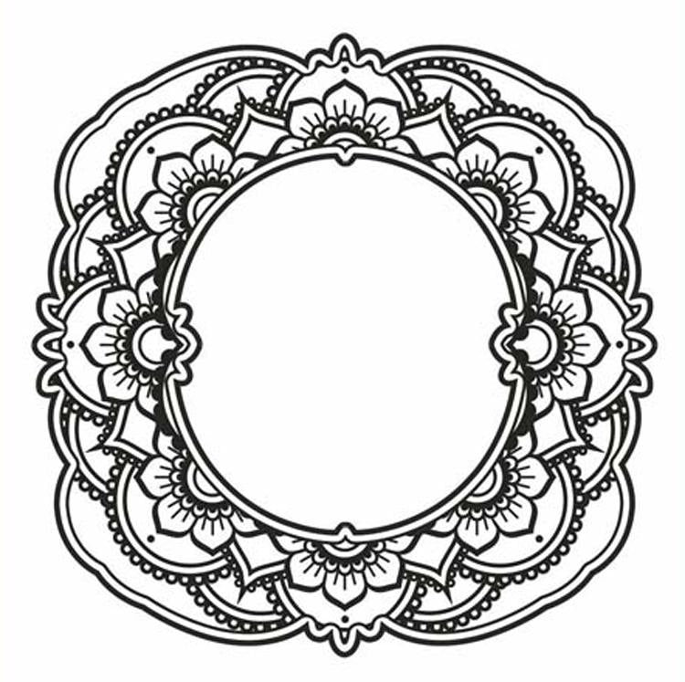 Creative Expressions Michelle's Floral Ring  Stamp-2