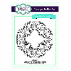 Creative Expressions Stamps To Die For Lesley's Kaleidoscope Pre Cut Stamp-1