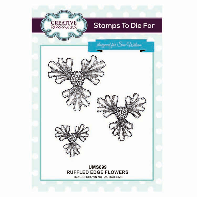 Stamps to Die For Ruffled Edge Flower-1