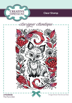 Creative Expressions Designer Boutique Collection The Fox's Den A6 Clear Stamp Set-1