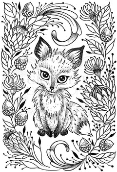 Creative Expressions Designer Boutique Collection The Fox's Den A6 Clear Stamp Set-3