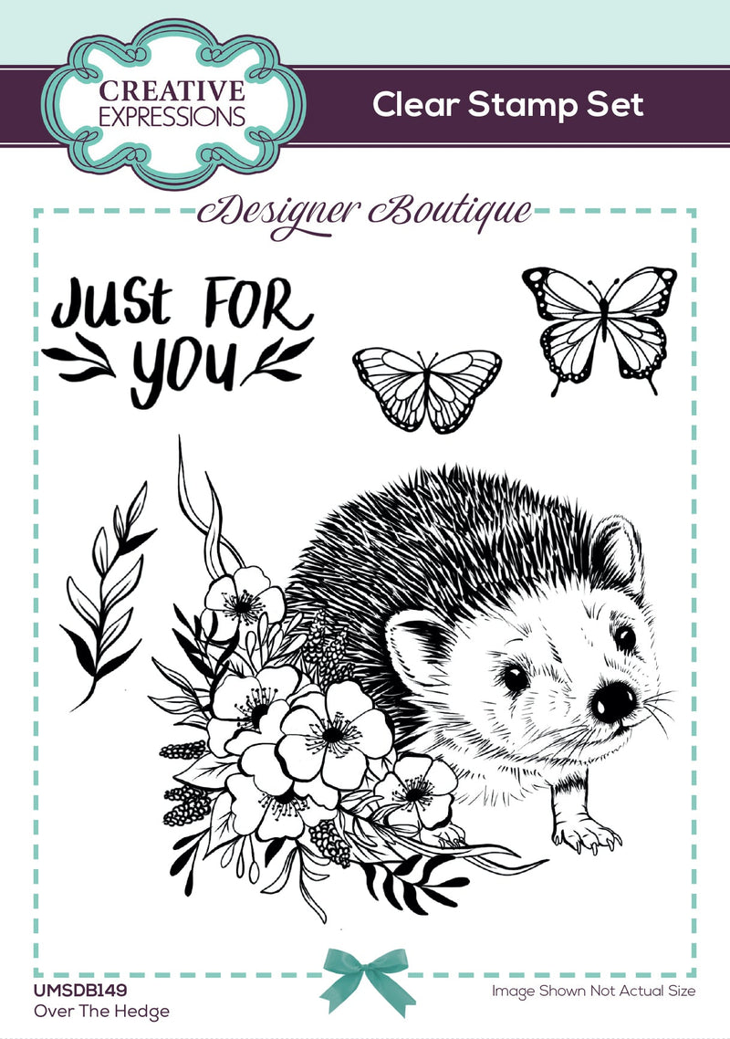 Creative Expressions Designer Boutique Over The Hedge 6 in x 4 in Stamp Set-1