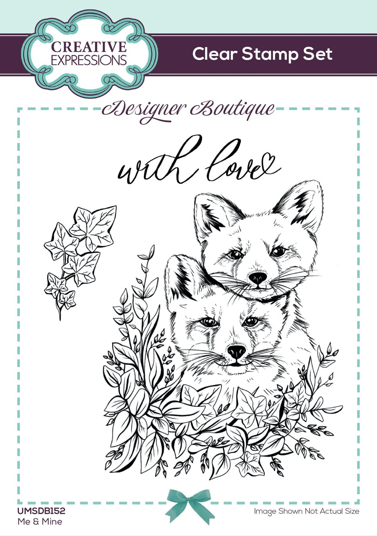 Creative Expressions Designer Boutique Me & Mine 6 in x 4 in Stamp Set-1
