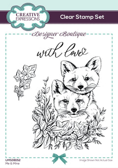 Creative Expressions Designer Boutique Me & Mine 6 in x 4 in Stamp Set-1