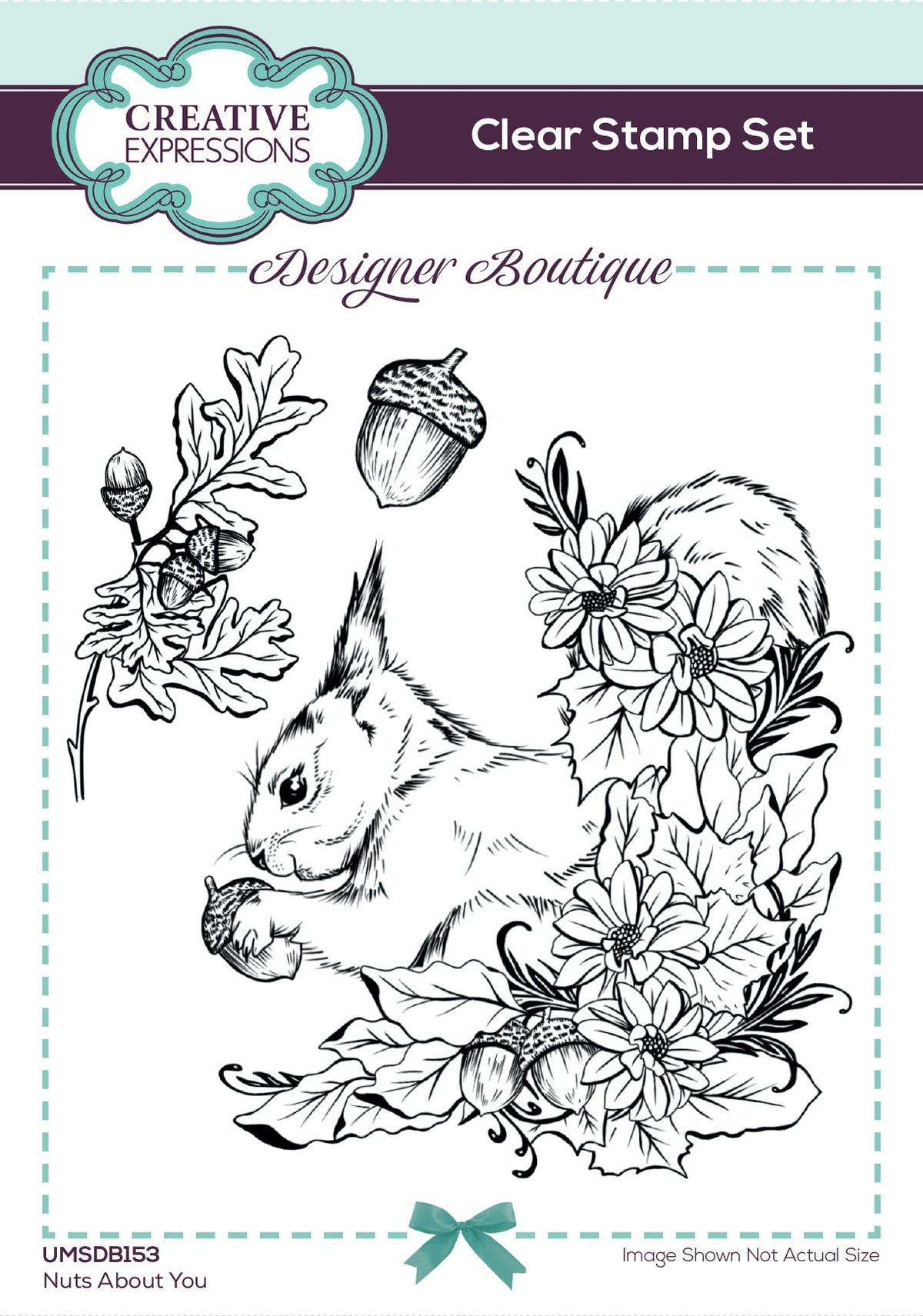 Creative Expressions Designer Boutique Nuts About You 6 in x 4 in Stamp Set-1
