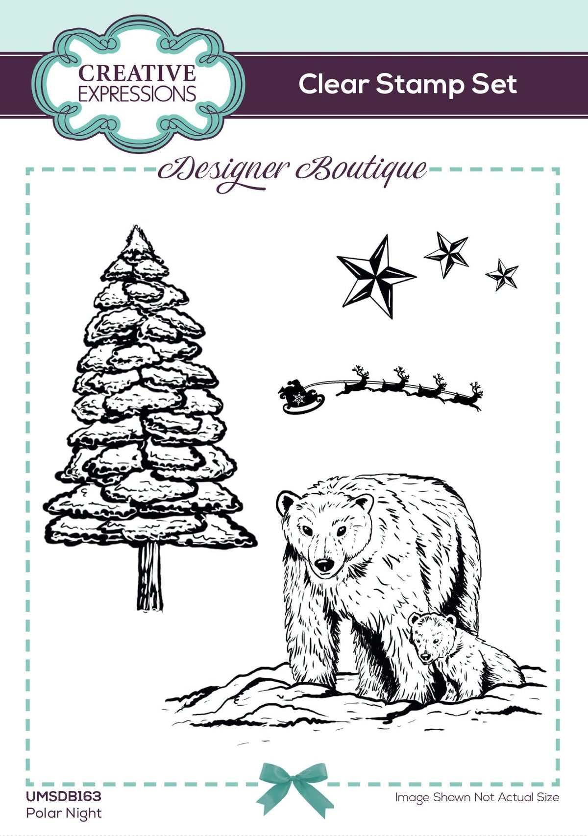 Creative Expressions Designer Boutique Polar Night 4 in x 6 in Stamp Set-1