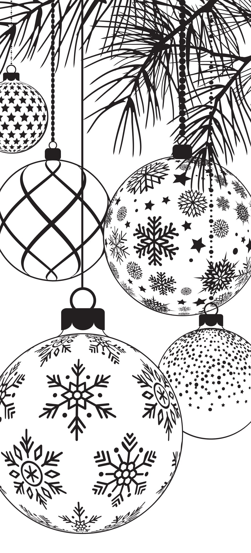 Sello precortado Bauble Bough de 4 pulg. x 8 pulg. de Creative Expressions Designer Boutique-2