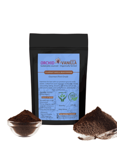 Ugandan Vanilla Bean Ground Powder Gourmet <br> First Grade<BR>-8