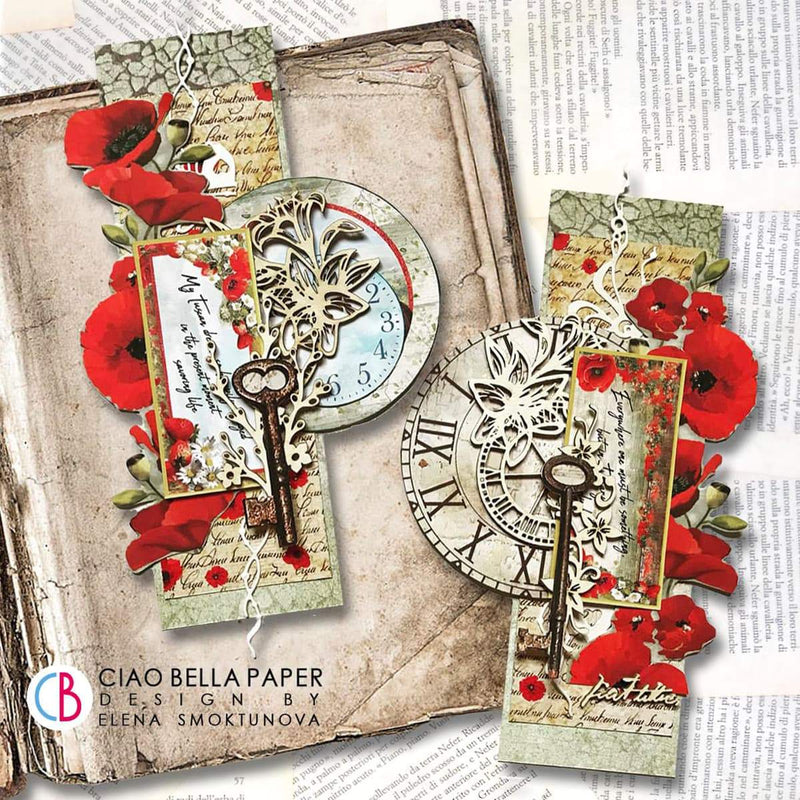 Ciao Bella Under The Tuscan Sun Patterns Pad 12"x12" 8/Pkg-7