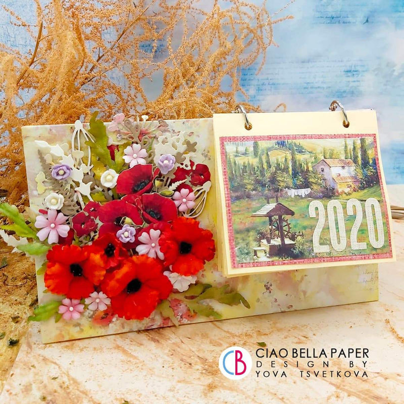 Ciao Bella Under The Tuscan Sun Patterns Pad 12"x12" 8/Pkg-16