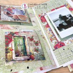 Ciao Bella Under The Tuscan Sun Patterns Pad 12"x12" 8/Pkg-17