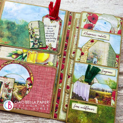 Ciao Bella Under The Tuscan Sun Patterns Pad 12"x12" 8/Pkg-8
