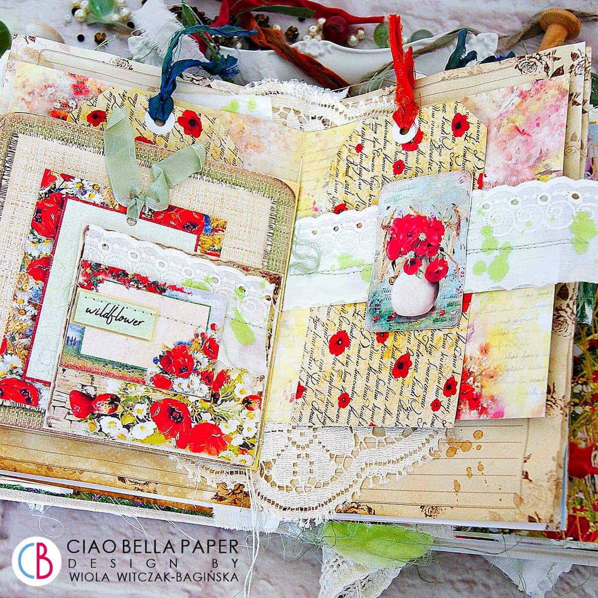 Ciao Bella Under The Tuscan Sun Patterns Pad 12"x12" 8/Pkg-9