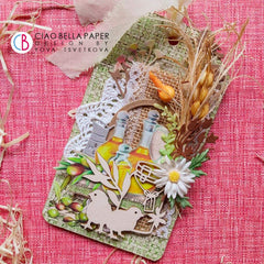 Ciao Bella Under The Tuscan Sun Patterns Pad 12"x12" 8/Pkg-12