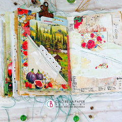 Ciao Bella Under The Tuscan Sun Patterns Pad 12"x12" 8/Pkg-13