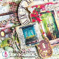 Ciao Bella Under The Tuscan Sun Patterns Pad 12"x12" 8/Pkg-15