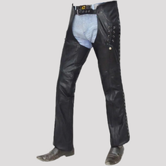 Unik International Women's Eyelet Laced Chaps-1