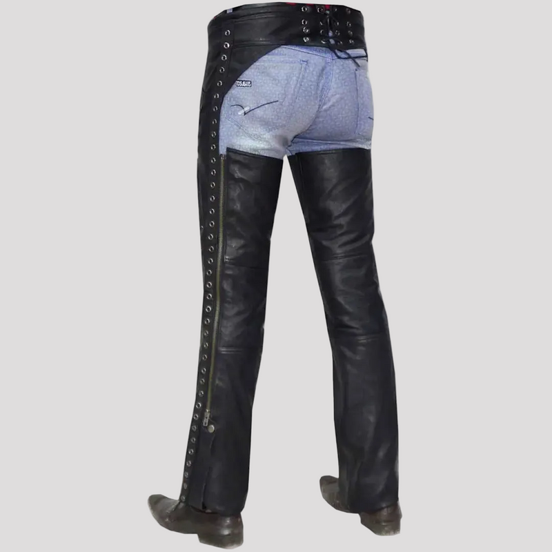 Unik International Women's Eyelet Laced Chaps-3